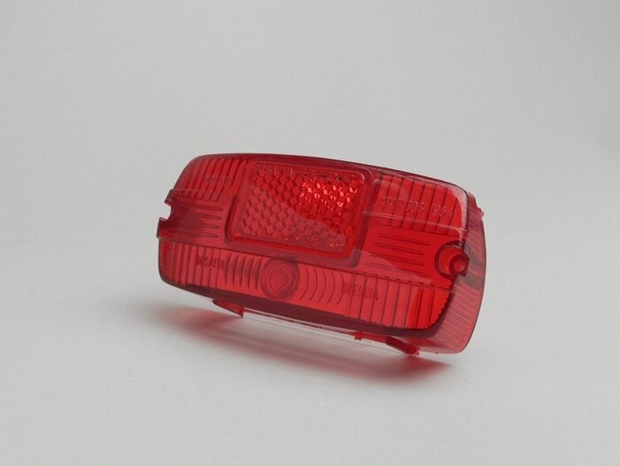 Taillight lens -LAMBRETTA- LI series 3&2 (since 1961), LI Special, SX, TV series 3&2 (since 1961) - sloped type Carello