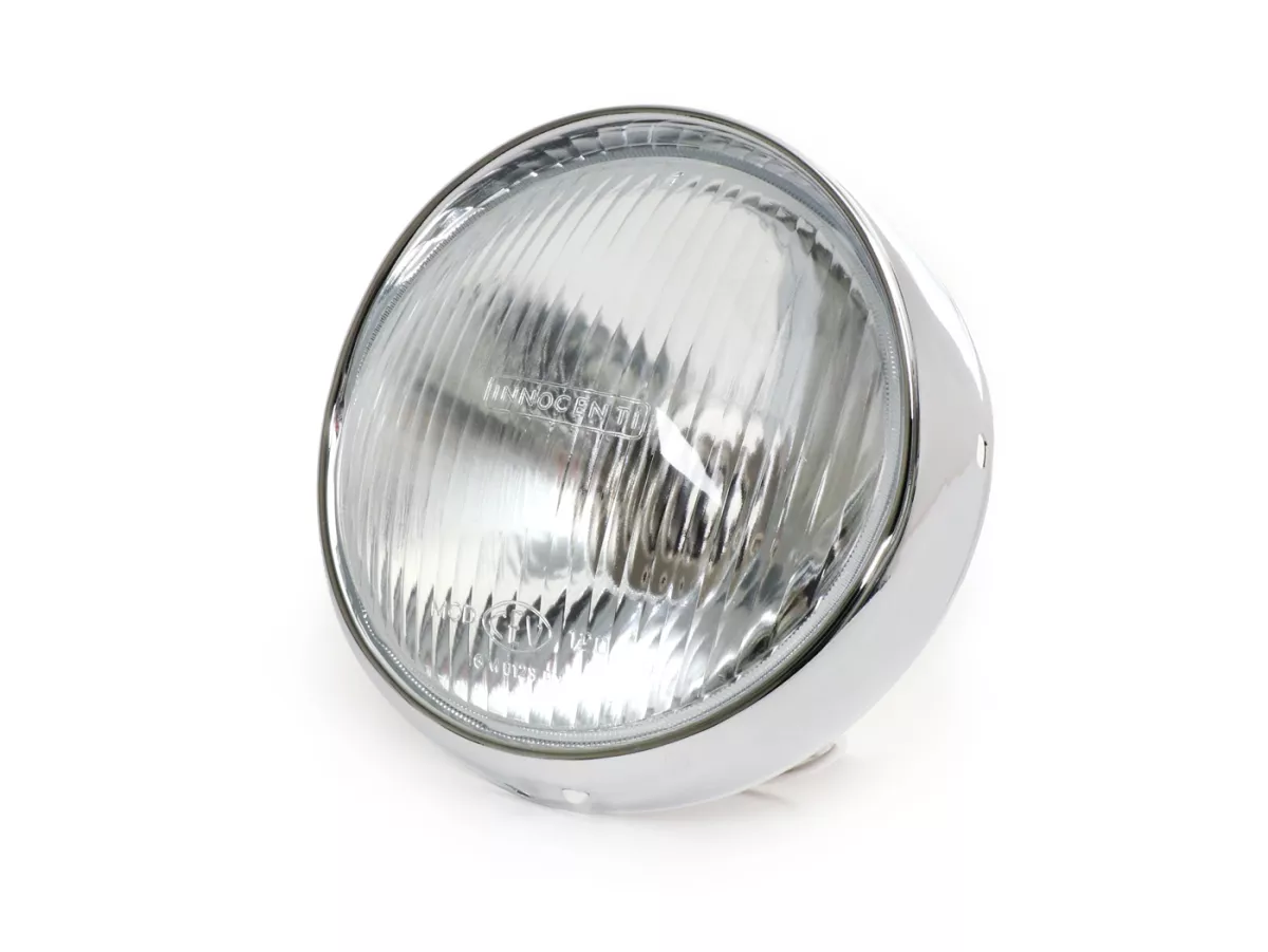 Faro delantero completo incl. anillo embellecedor y portalámparas -CASA LAMBRETTA- Lambretta LI Serie 2 - Tipo CEV