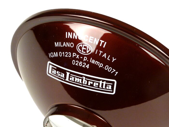 Parabole de phare -CASA LAMBRETTA- Lambretta LI Serie 1-2, TV Serie 2,  LI Serie 3