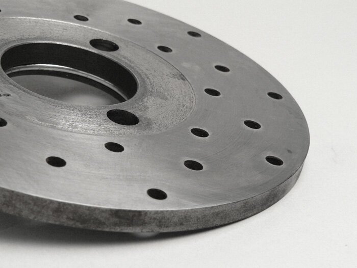 Remschijf -LAMBRETTA geperforeerd Ø170/45mm 3o- TV 175, TV 200, DL/GP 200