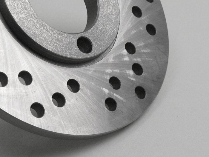 Disco de freno -EVERGREEN perforado Ø170/45mm 3o- Lambretta TV 175, TV 200, DL/GP 200