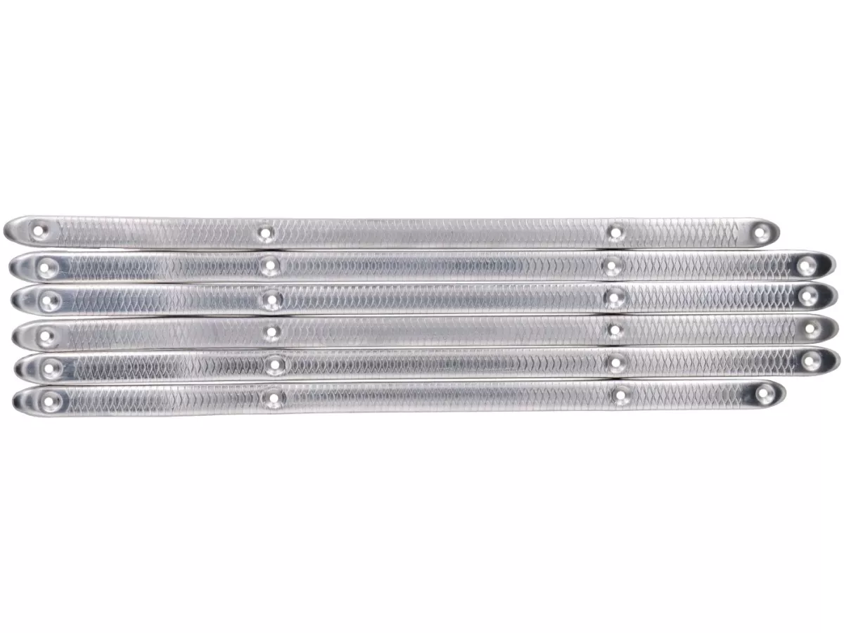 Footboard stripes set -LAMBRETTA- LD 125 - fully alloy