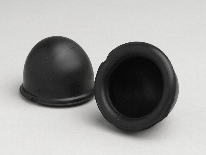 Pair of rubber caps for fork springs -LAMBRETTA- Lambretta C, LC