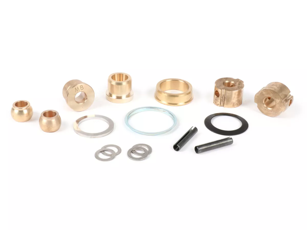 Kit antivibrazioni manubrio -MB DEVELOPMENTS- LI (Serie 3 dal 1966), LI S (dal 1966), SX, DL, GP Set di boccole - ottone