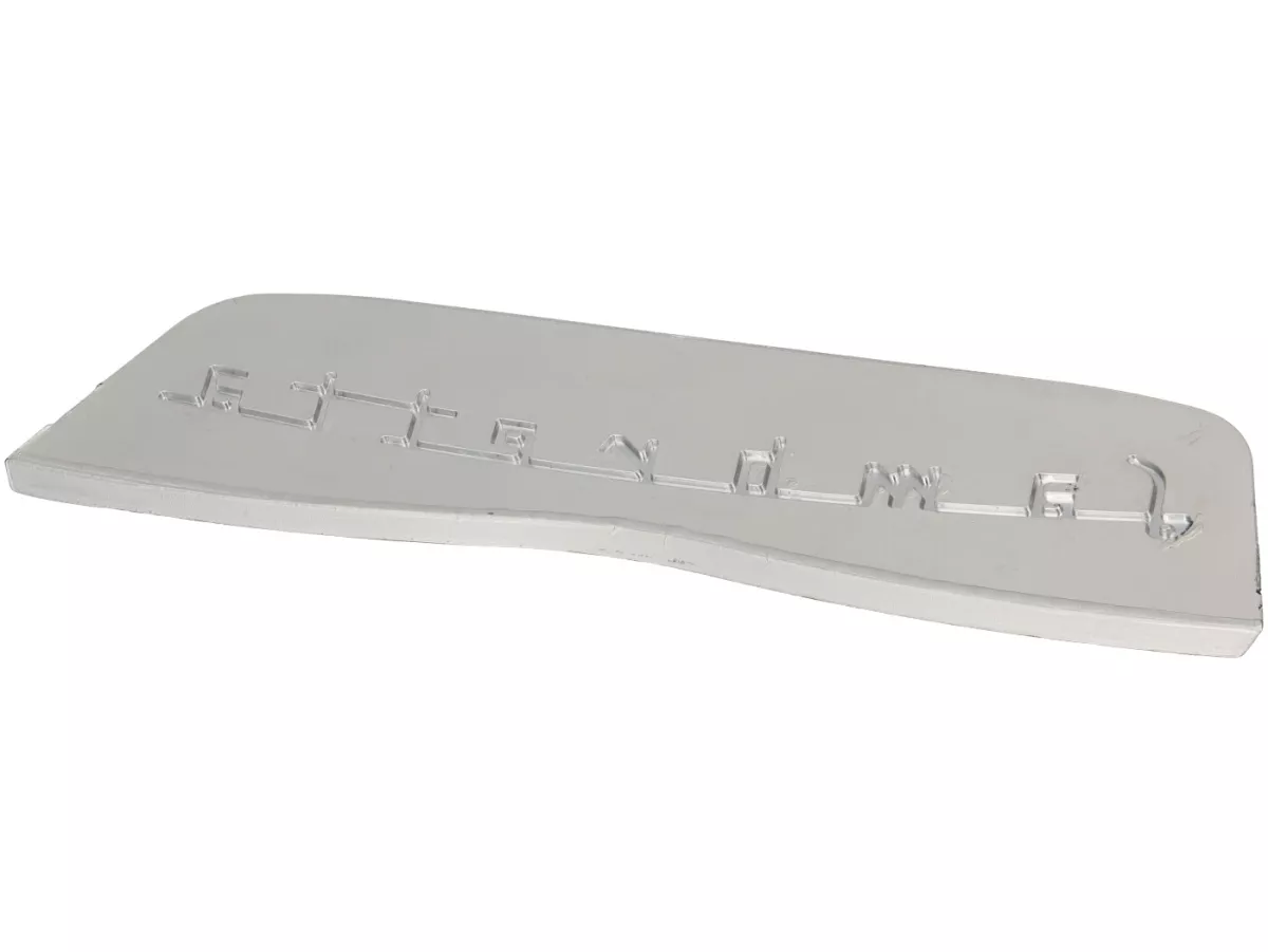 Rear badge -LAMBRETTA- Serveta LI (Series 3 - Scooterlinea) - black