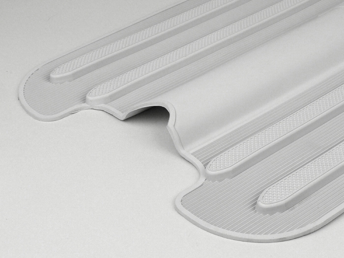 Floor mat -LAMBRETTA- C - grey