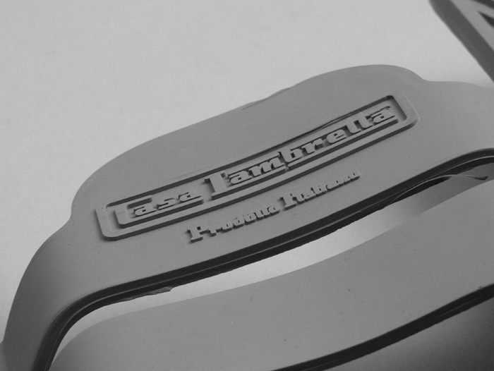 Dörrmatta -LAMBRETTA- LI (Serie 1-2), TV (Serie 2) - Grå