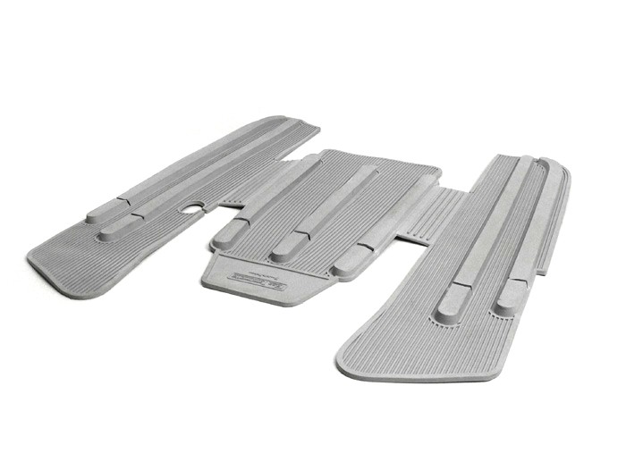 Floor mat -LAMBRETTA- J50, J100, J125 - grey