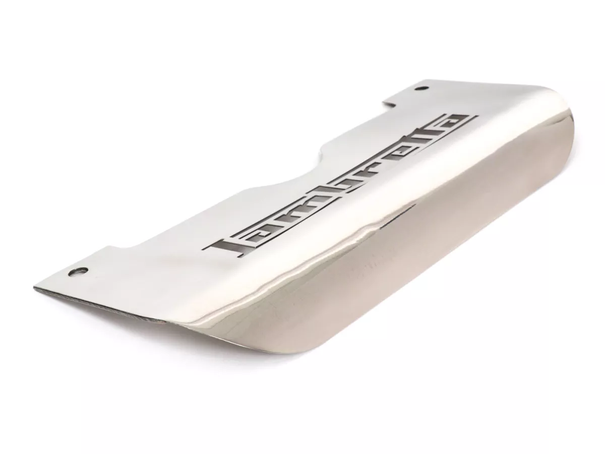 Splash plate for centre stand -LAMBRETTA- LI (series 2,  10.1959-), TV (series 2, 10.1959-) - lasercut - stainless steel