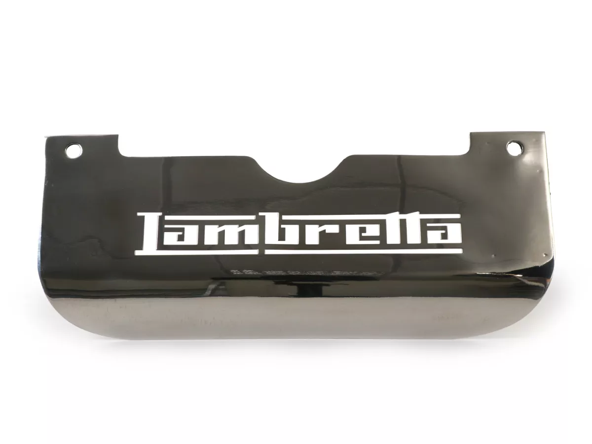 Splash plate for centre stand -LAMBRETTA- LI (series 2,  10.1959-), TV (series 2, 10.1959-) - lasercut - stainless steel