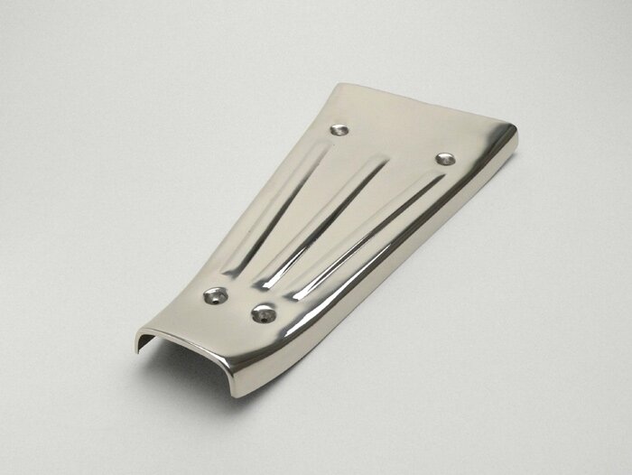 Central floor mat -SPAQ- Vespa PX EFL - stainless steel with rips