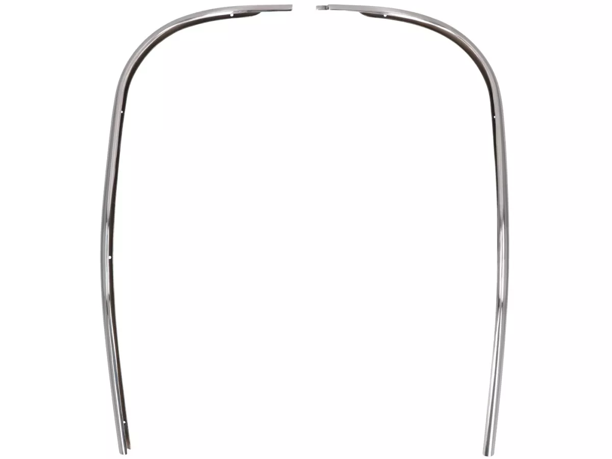 Tubo ranurado mono -SPAQ- Vespa Rally180 (VSD1T), Rally200 (VSE1T), Sprint150 (VLB1T), TS125 (VNL3T), GTR125 (VNL2T) - acero inoxidable