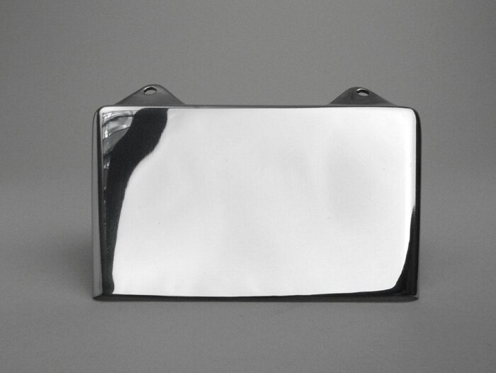 Rear mudflap -SPAQ- Lambretta LI (series 3), LIS, SX, TV (series 3), DL, GP - stainless steel polished