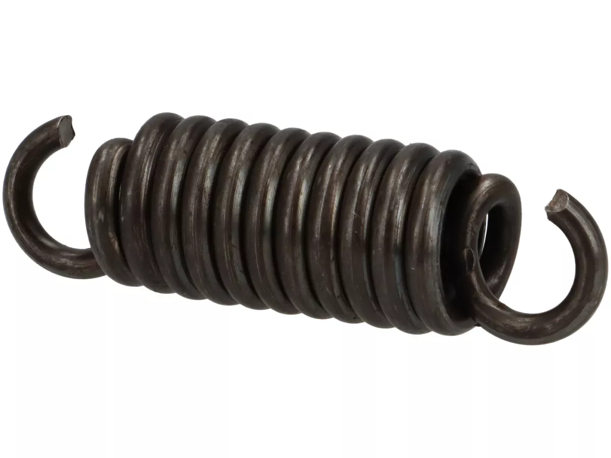 Bromsskoens returfjäder -PIAGGIO- Vespa PX (vh), T5 125cc (vh), PK (vh), Rally180 (VSD1T), Rally200 (VSE1T) (h), Sprint (h), Super (h), GT125 (VNL2T) (h), GTR125 (VNL2T) (h), TS125 (VNL3T) (h), V50, V90 (h), PV125 (h), ET3 (h), VNB4T till VNB6T (h), VBB2T