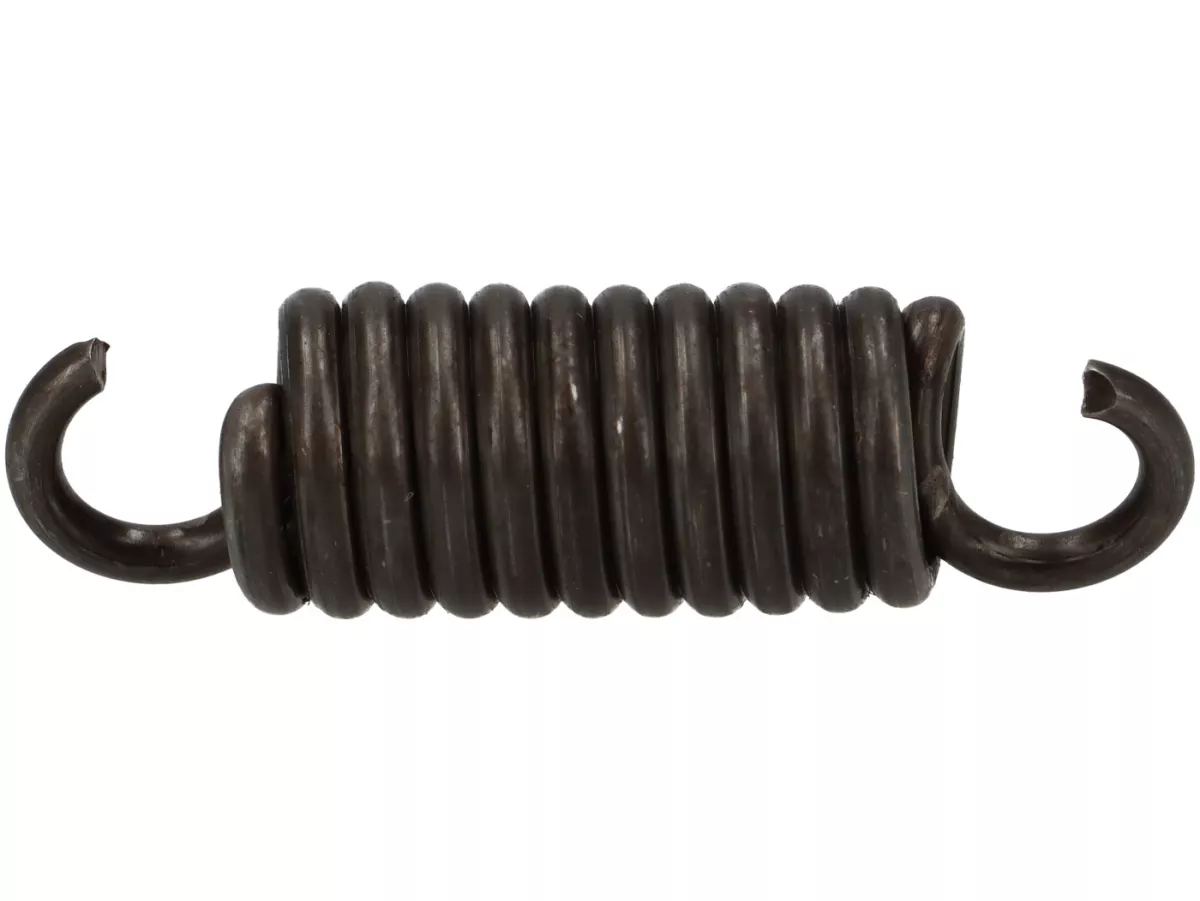 Bromsskoens returfjäder -PIAGGIO- Vespa PX (vh), T5 125cc (vh), PK (vh), Rally180 (VSD1T), Rally200 (VSE1T) (h), Sprint (h), Super (h), GT125 (VNL2T) (h), GTR125 (VNL2T) (h), TS125 (VNL3T) (h), V50, V90 (h), PV125 (h), ET3 (h), VNB4T till VNB6T (h), VBB2T