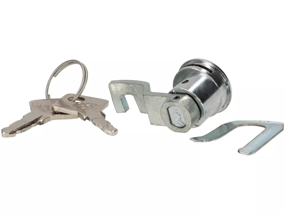 Bagageruimte slot - Bagageruimte deksel zijdeksel -OEM KWALITEIT- Vespa SS50, SS90, VB1T, VL1T, VNA, VNB, VBA, VBB, VGLA, VGLB, GL150, GS150, GS160, Sprint (vroege modellen)