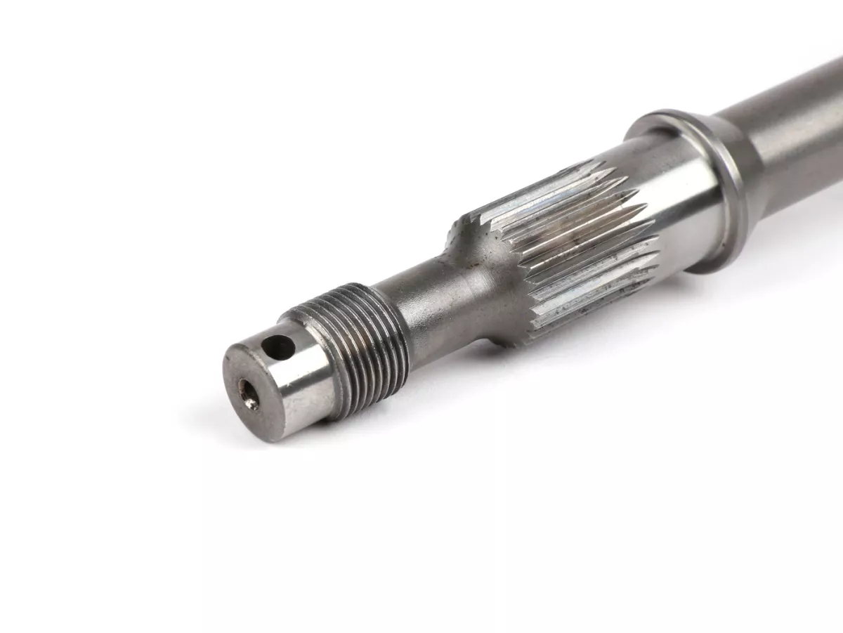Drive shaft -CIF- Vespa PK50-125 S/XL/XL2, V50 (V5A1T ab Nr. 69444), V50 Special (V5B3T ab Nr. 94315), V50 Elestart (V5B4T ab Nr. 1514), PV125 (VMA2T ab Nr. 150203), ET3 (VMB1T ab Nr. 8161)