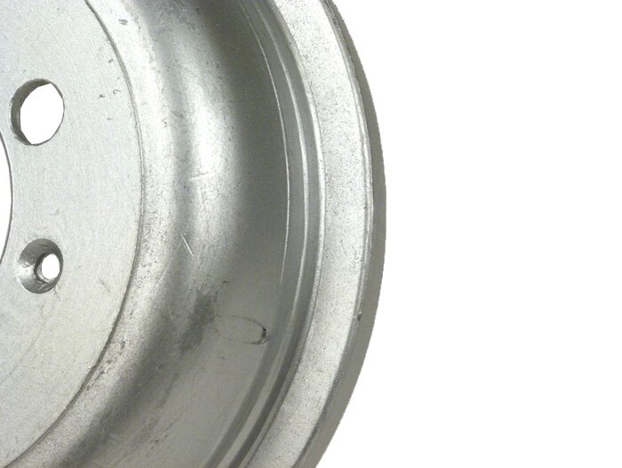 Tromol rem belakang 8 inci -FA ITALIA- Vespa Wideframe V1-15, V30-33, VU, VM, VN, VL, VB, VBA, VBB, VNA, VNB, ACMA, Hoffmann