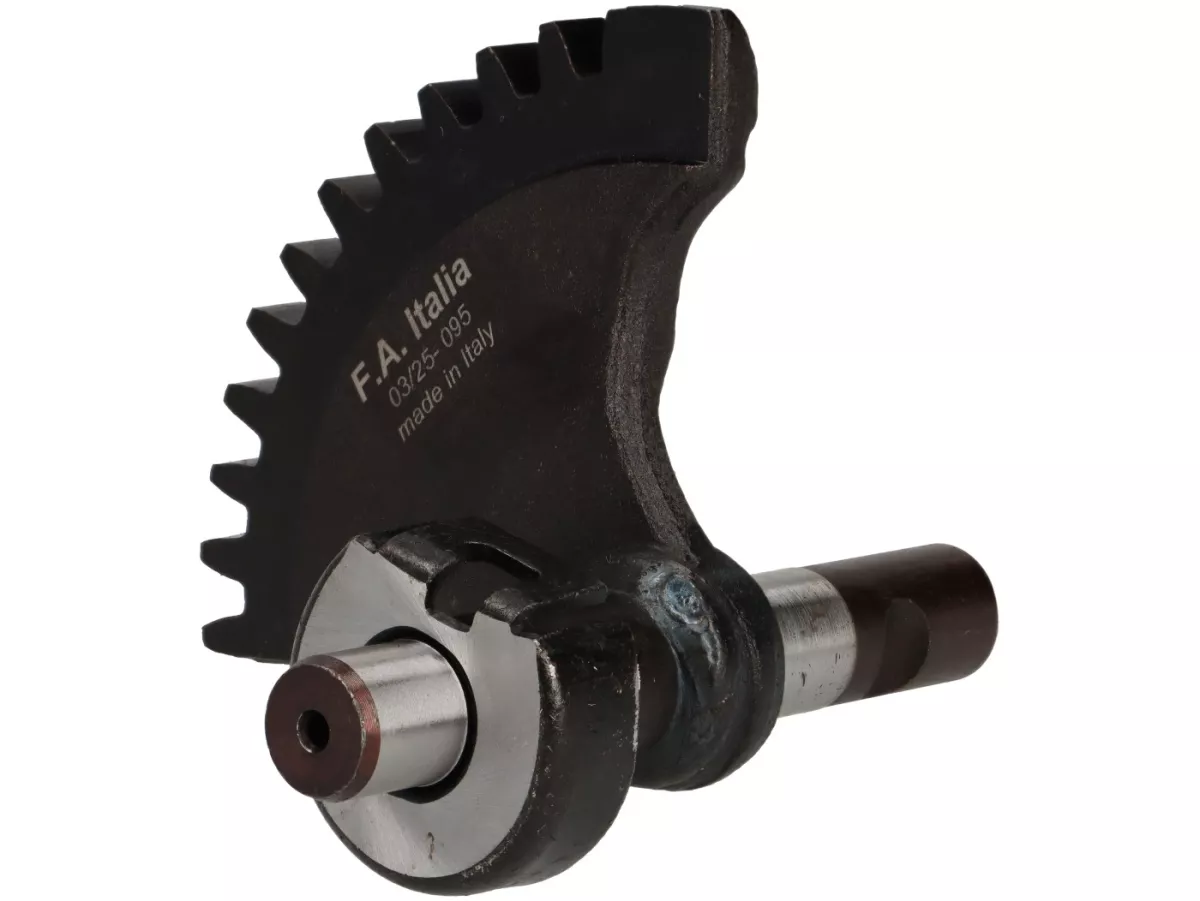 Kickstarteraxel -OEM KVALITET- Vespa V50, V90, SS50, SS90, PV125, ET3, PK50, PK80, PK125 S, PK50, PK80, PK125 XL - 12 tänder