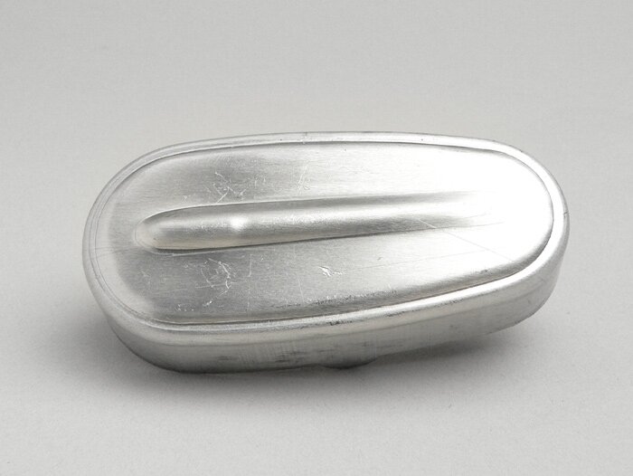 Swingarmafdekking -PIAGGIO- Vespa V50, ET3, PV125 - Aluminium, zilver