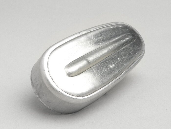 Swingarmafdekking -PIAGGIO- Vespa V50, ET3, PV125 - Aluminium, zilver