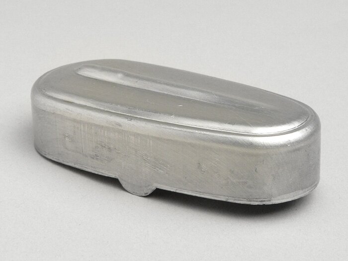Swingarmafdekking -PIAGGIO- Vespa V50, ET3, PV125 - Aluminium, zilver