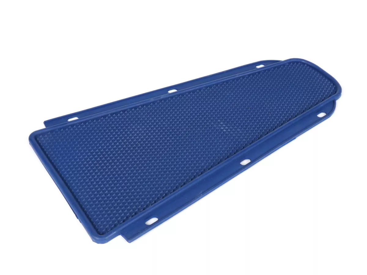 Tapis poutre central -IMPORT- Vespa V50, PV125, ET3 - bleu