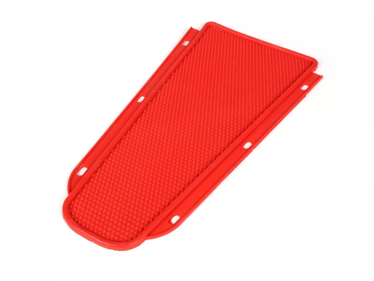 Tapis poutre central -IMPORT- Vespa V50, PV125, ET3 - rouge