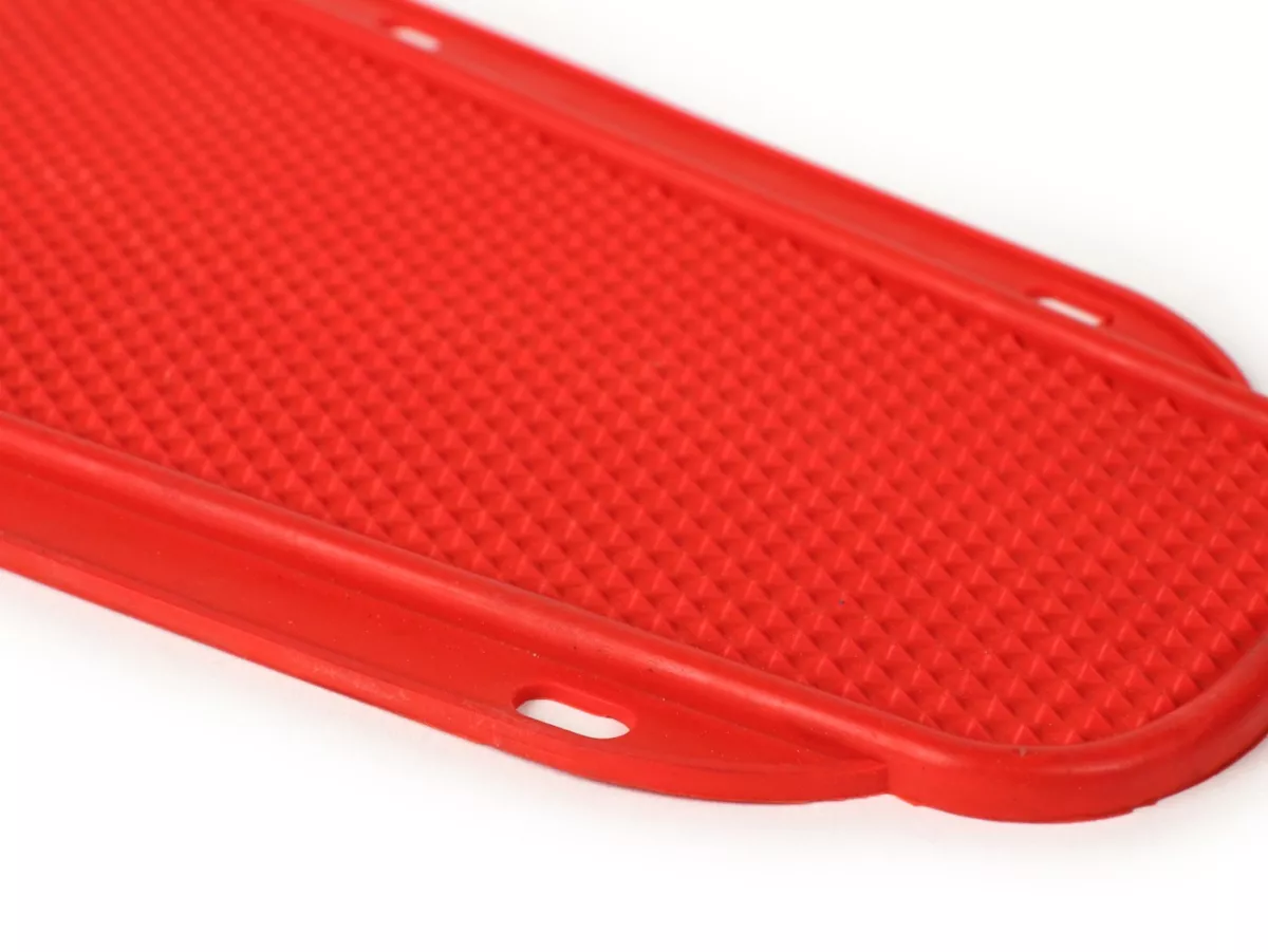 Tapis poutre central -IMPORT- Vespa V50, PV125, ET3 - rouge