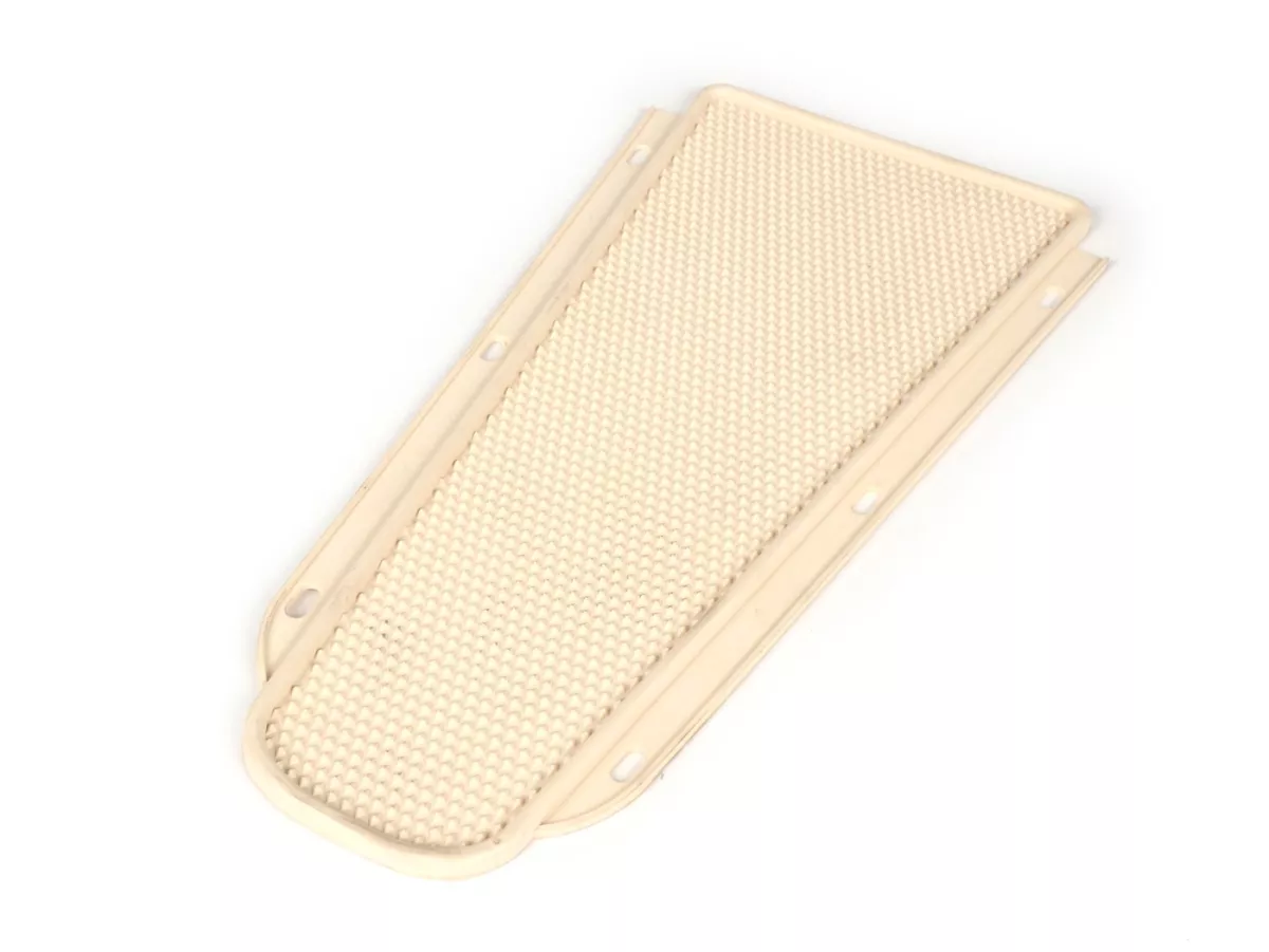 Tapis poutre central -IMPORT- Vespa V50, PV125, ET3 - blanc crème