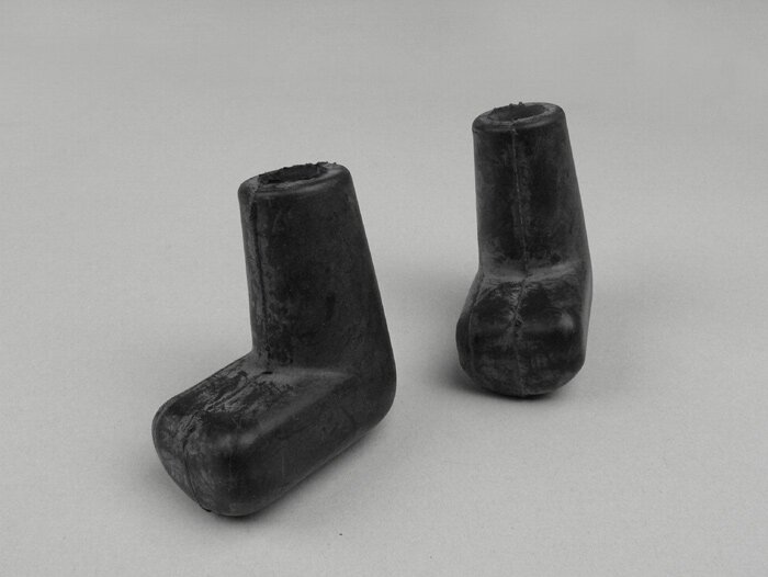 Pies de soporte -VESPA Ø= 14mm- VN, VU - Negro