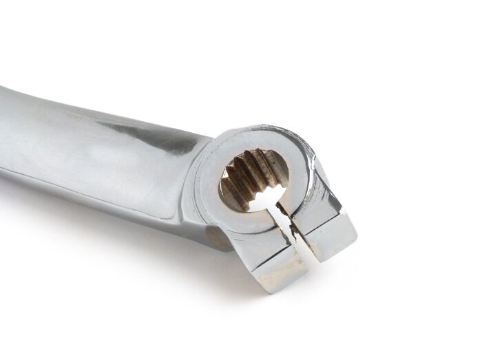 Kickstart for conversion -SPAQ- Vespa Sprint, Rally, Super, GT, GTR, VBB, VNB, etc. with PE/PX engine - chrome