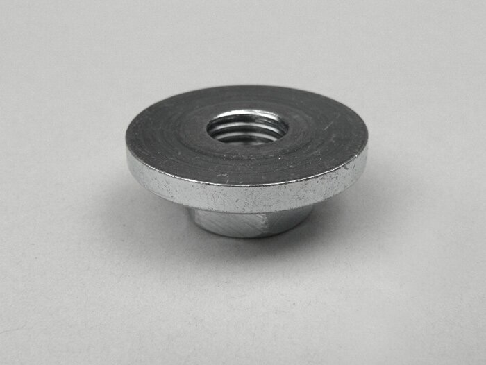 Flywheel nut M12 x 1.50 collar Ø=33mm h=4.5mm WS=17-OEM QUALITY- Vespa GS160 / GS4 (VSB1T), SS180 (VSC1T), Rally180 (VSD1T), Rally200 (VSE1T, Femsatronic)