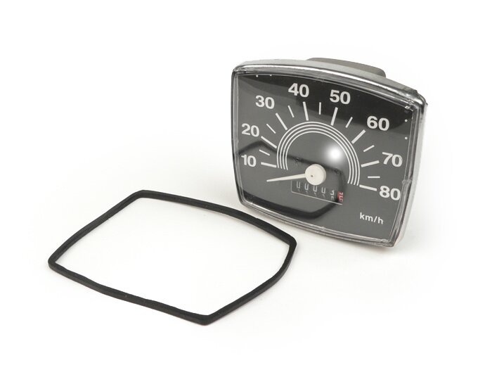 Snelheidsmeter - Vespa V50 Speciaal - 80km/h snelheidsmeter