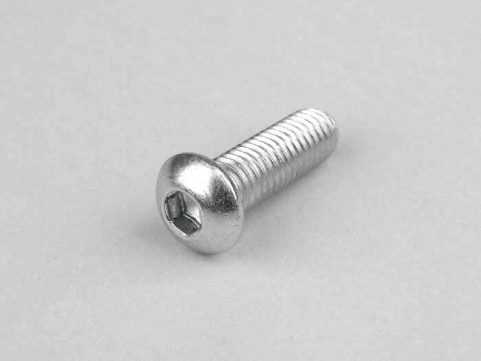 Allen screw -ISO 7380- M8 x  20mm (stiffness 10.9) - (used for brake disc Aprilia, CPI, Peugeot, Piaggio, Gilera, Malaguti, MBK, Yamaha)