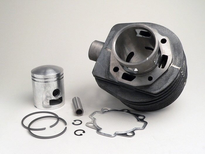 Cylindre -QUALITÉ OEM 150 cc 3 transferts- Vespa PX125, PX150, Cosa125, Cosa150, GTR125, TS125, Sprint Veloce (VLB1T 0150001-), LML Star 125/150, Stella 125/150