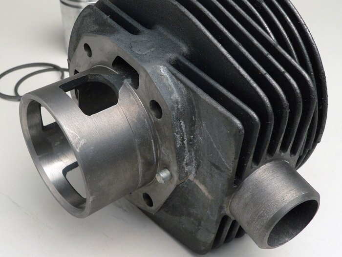 Cylindre -QUALITÉ OEM 150 cc 3 transferts- Vespa PX125, PX150, Cosa125, Cosa150, GTR125, TS125, Sprint Veloce (VLB1T 0150001-), LML Star 125/150, Stella 125/150