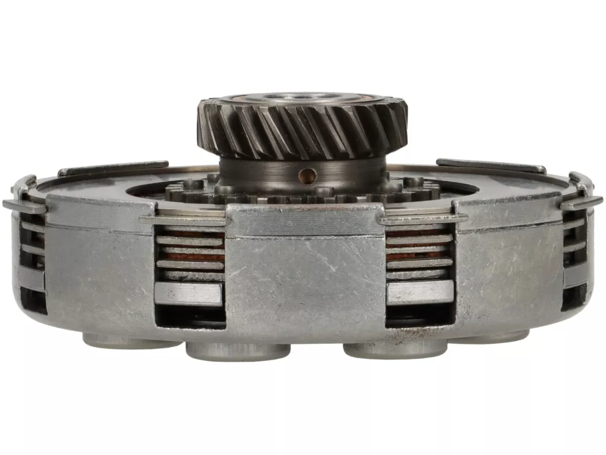 Embrayage -CIF- type 7 ressorts (Ø=115mm) - pour pignon élastique d’origine de 65 dents (dents hélicoïdales) - 3 disques d’embrayage garnis - 23 dents