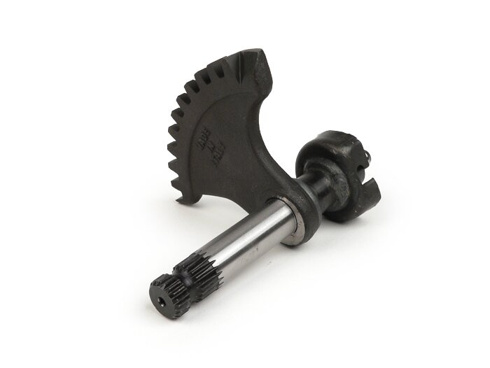 Eje Kickstarter - CALIDAD OEM - Vespa VNA, VNB, VBA, VBB - 11 dientes - dentado redondo