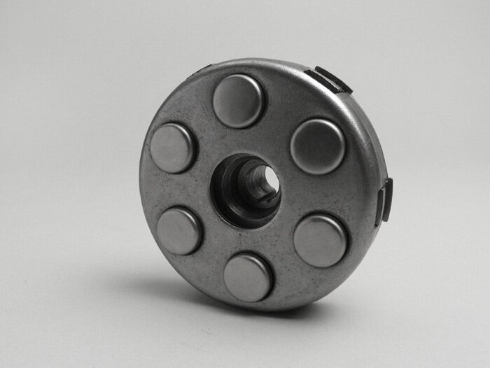 Koppeling -VESPA type 6 veren (Ø108mm, PX80, PX125, PX150)- 4 schijven - 21 tanden