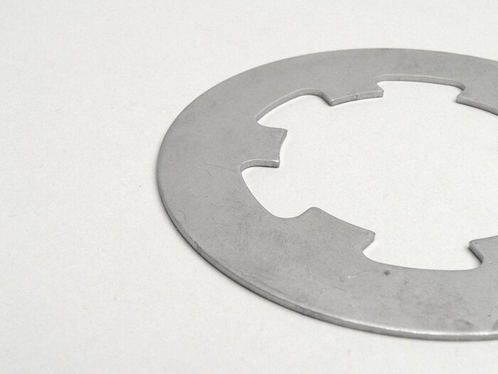 Cakram baja kopling -KUALITAS OEM- Vespa Smallframe V50, V90, SS50, SS90, PV125, ET3, PK50, PK80, PK50 S, PK80 S, PK125 S, PK50 XL, PK125 XL, ETS, PK50 HP, PK50 SS - 1.1mm untuk kopling 4-cakram
