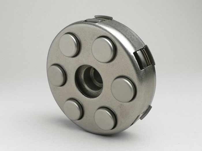 Clutch -VESPA type 6 springs (Ø=108mm, VNB4, VNB5, VNB6, GT125, GTR125, Super, TS125, VBB2T, GL125, GL150, Sprint125, Sprint 150, Super125, Super150)- 4 friction plates - 22 tooth (type Sprint)