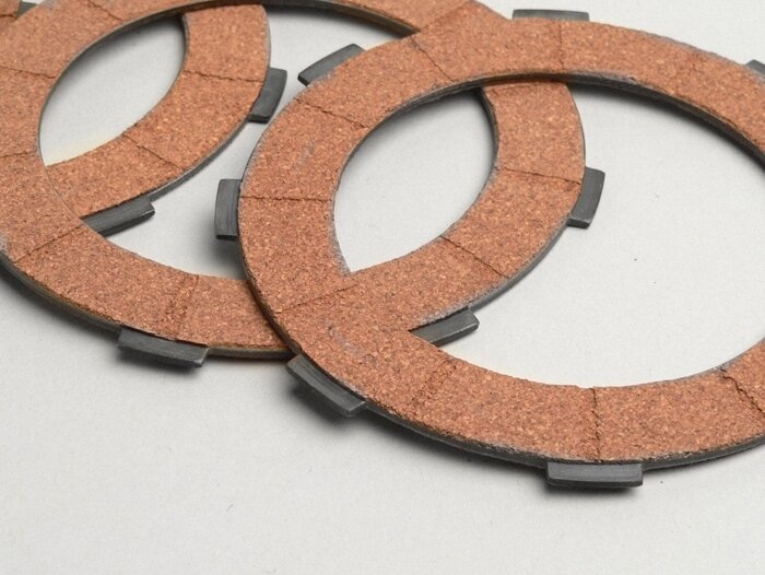 Clutch friction plate set -PIAGGIO Vespa Cosa2- 4 friction plates