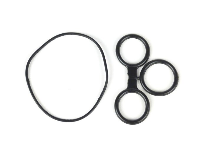 Set O-ring 4 bagian penutup debu tromol rem belakang/mesin -PIAGGIO- Vespa PX, T5 125cc, Rally, Sprint, TS125, GT125, GTR125, SuperL2T)