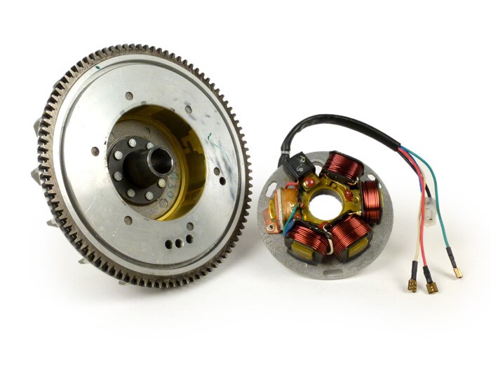 Ignition complete (base plate + rotor) -AEL- Vespa PX EFL Elestart (1984-2011) - 2400g