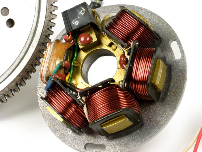 Ignition complete (base plate + rotor) -AEL- Vespa PX EFL Elestart (1984-2011) - 2400g