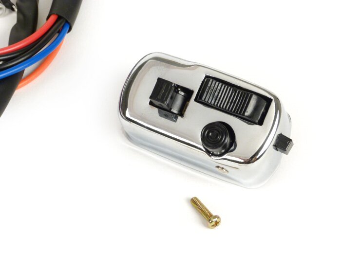 Conversie kabelboom set (incl. lichtschakelaar) -BGM PRO, Vespa AC Conversie naar elektronische ontsteking (Vespatronic) - Vespa Smallframe V50, 50N, PV125, ET3, Vespa Largeframe Sprint, Rally, TS, GT, GTR, GL, Super, GS160, SS180, VNA, VNB, VBA, VBB