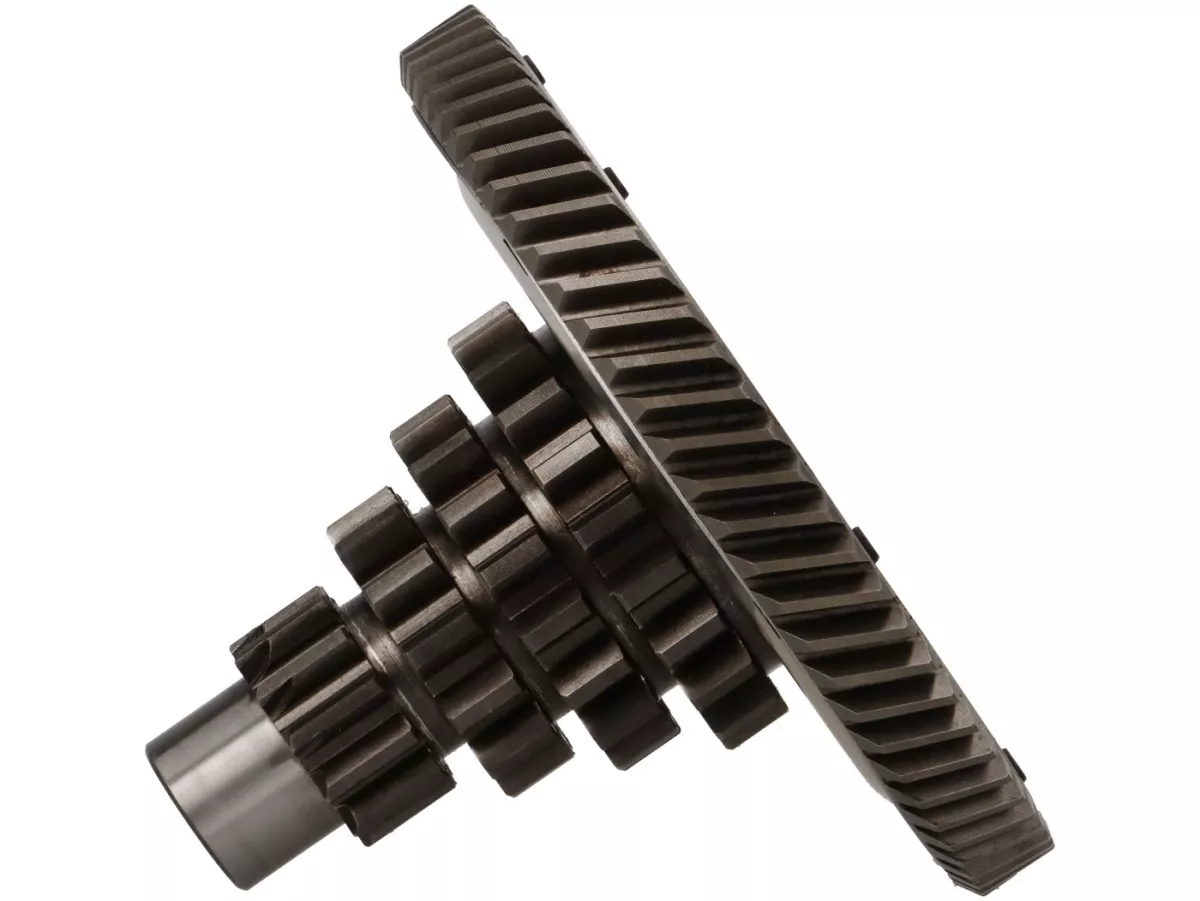 Albero ausiliario -PIAGGIO- Vespa PX125 (VNX1T dal n. 146314), PX150 (dal n. 264565), T5 125cc, Cosa - 12-13-17-21 denti con ingranaggio primario 68 denti