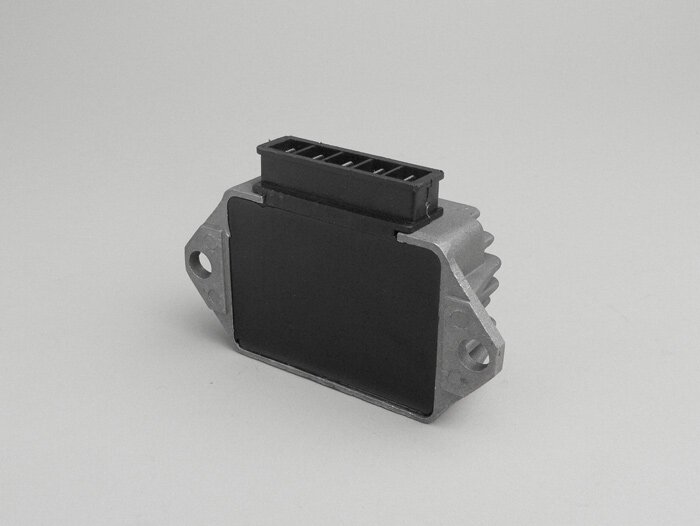 Voltage regulator -5-Pin 12V (G-G-B+-C-Ground)- Vespa PX Elestart (since 1998), Cosa, Cosa2 Elestart, PK XL2 Elestart