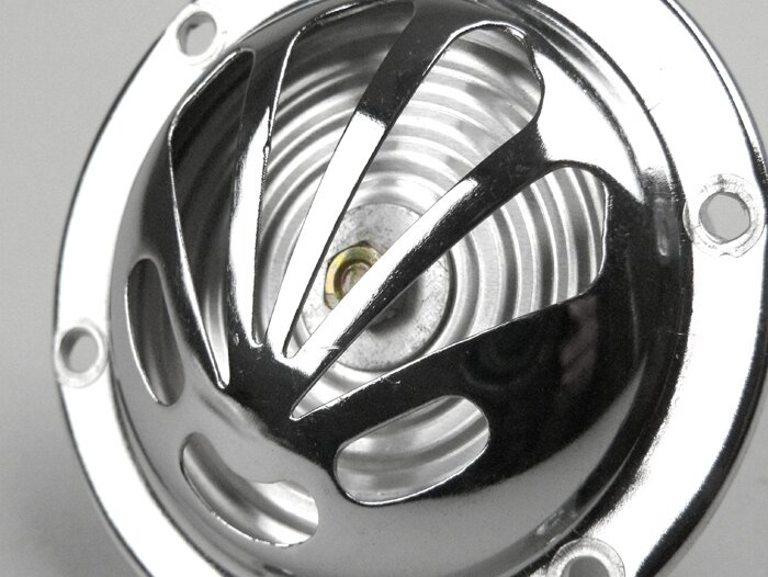 Avvisatore acustico (cicalino) -QUALITÀ OEM 12V AC- Vespa GS150 / GS3, GS160 / GS4 (VSB1T), SS180 (VSC1T), VBB1T, VBA1T, VLA1T, Motovespa 160 GT -Cromo